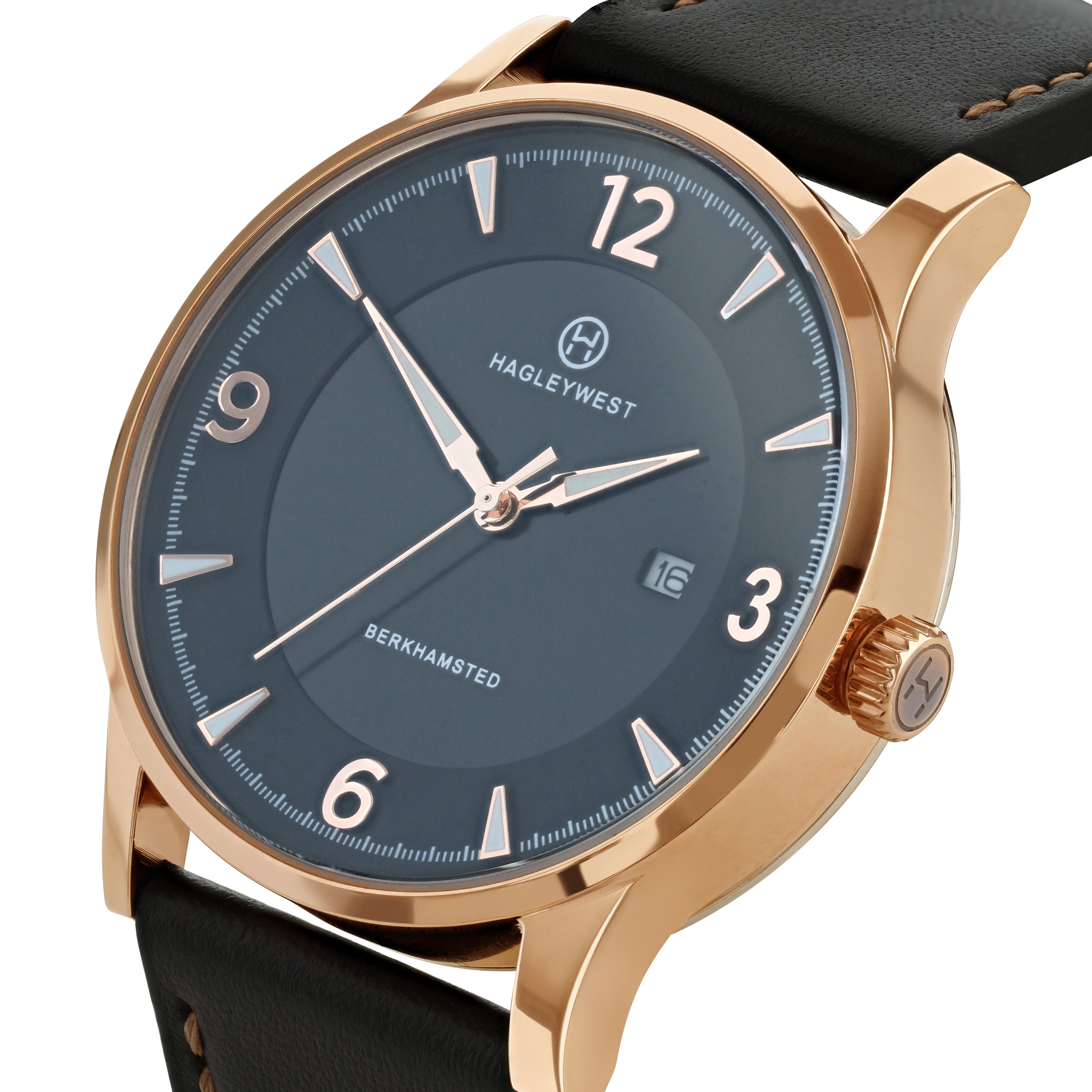 Entrepreneur Tenacity | Black Leather Watch | Men's Watches