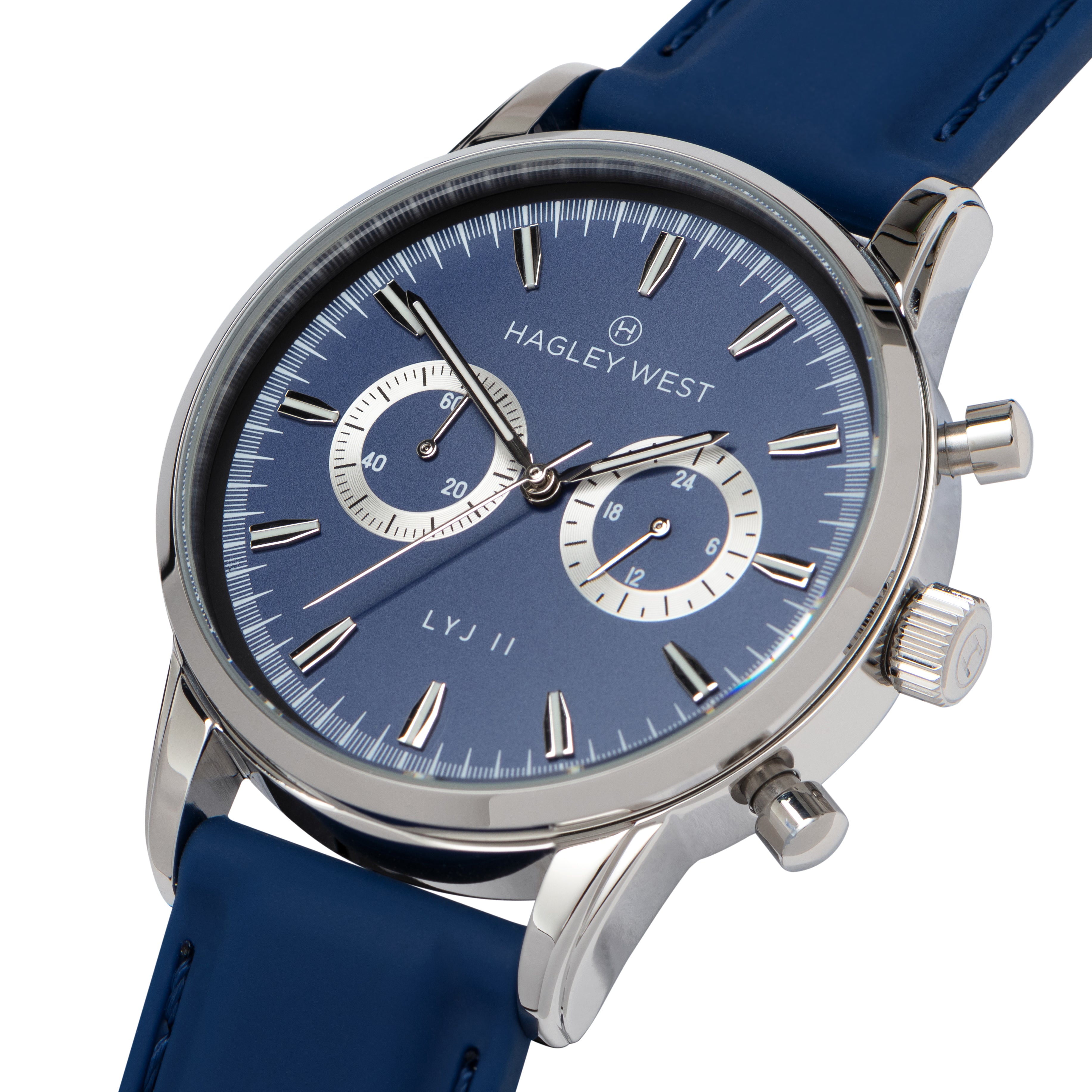 LYJ II Las Vegas | Blue & Silver Watch | Men's Watches – Hagley