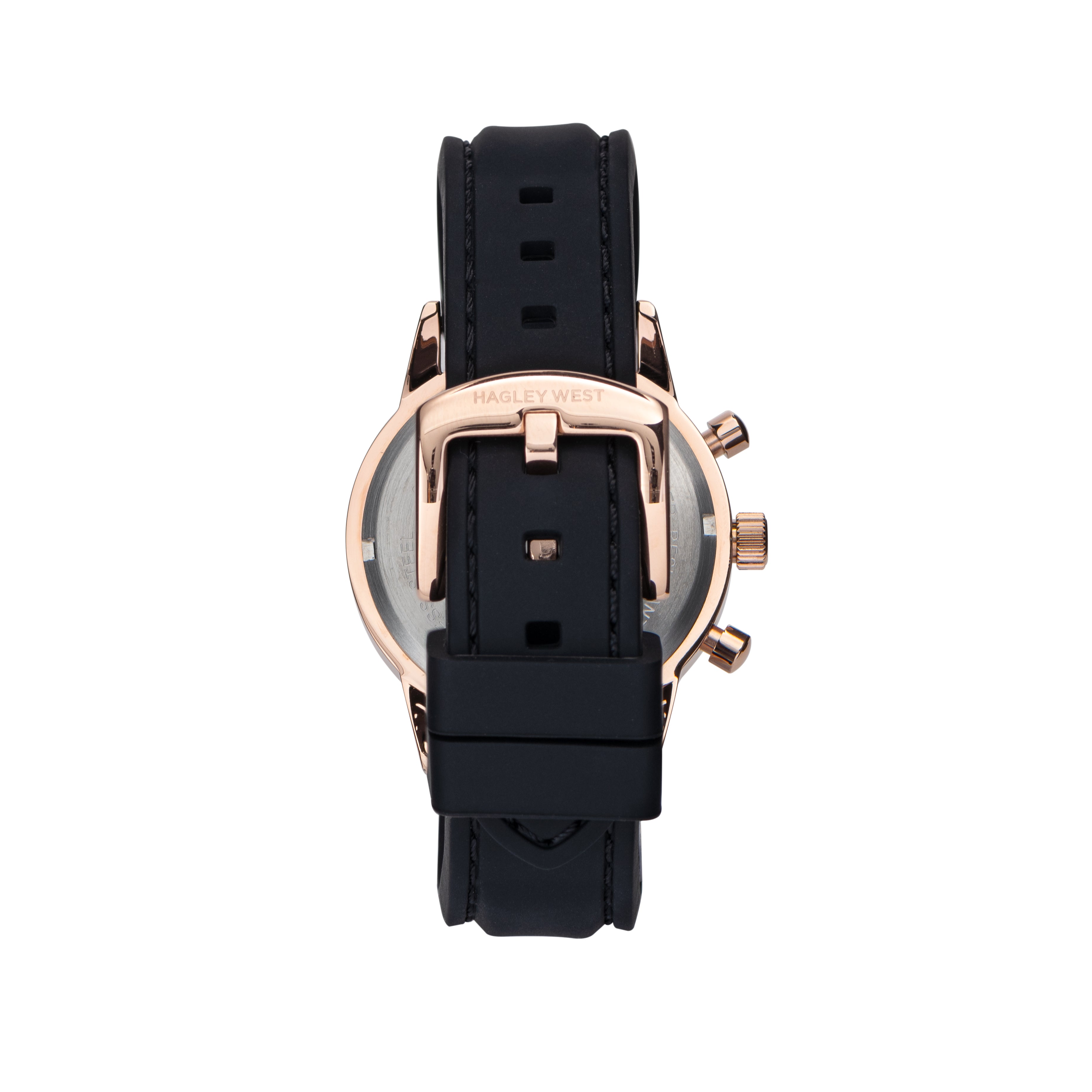 LYJ II Perth | Black & Rose Gold Watch | Men's Watches – Hagley