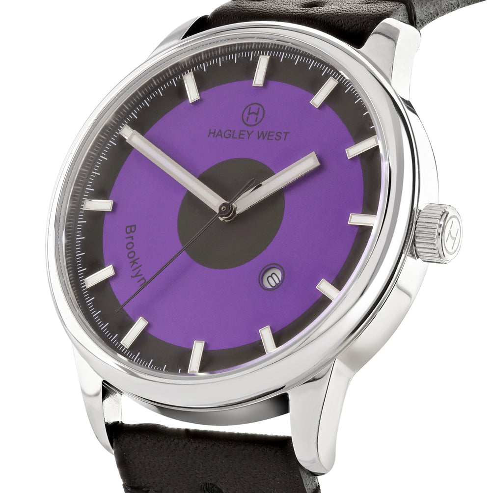 Brooklyn Park Slope | Purple & Black Watch | Men's Watches