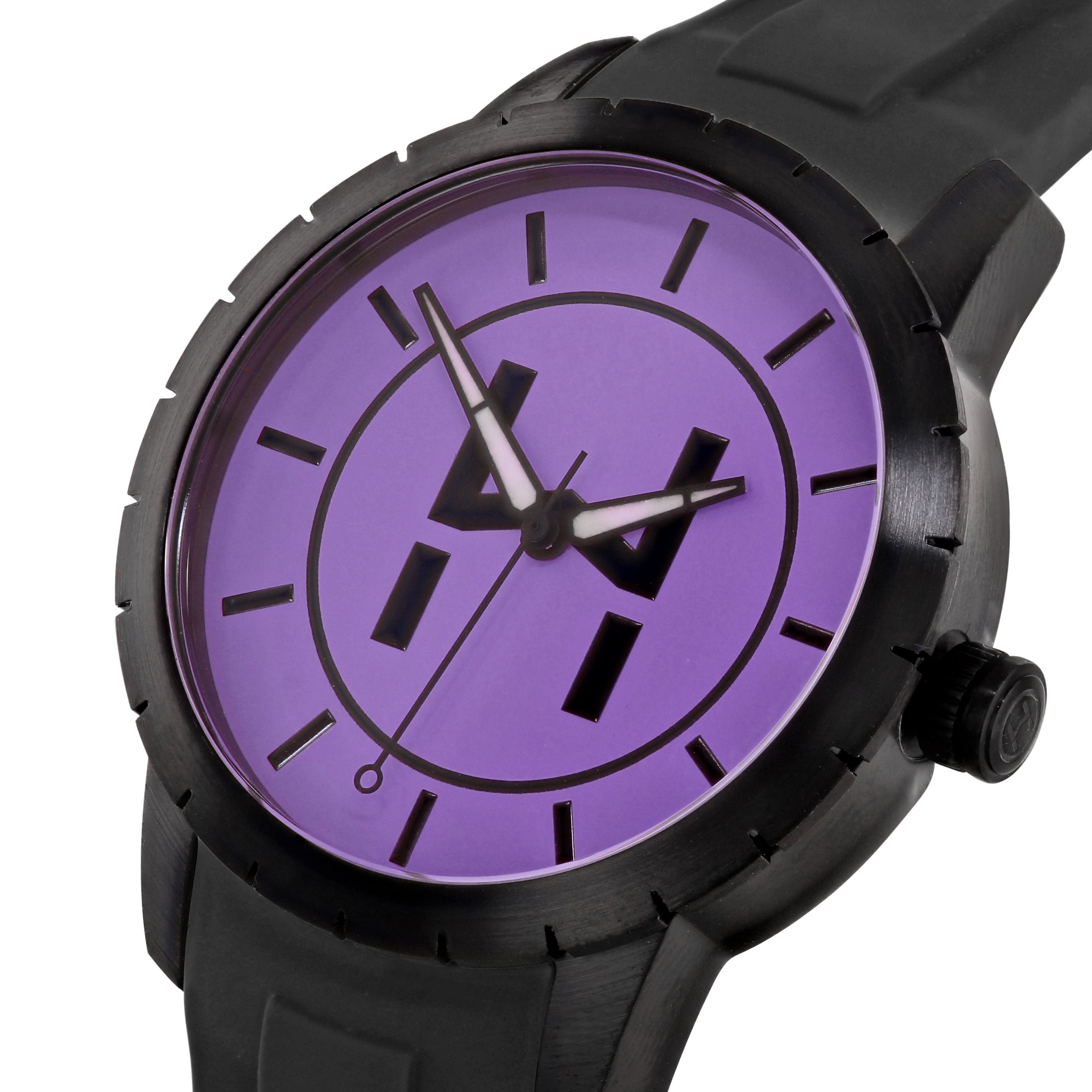 Original Hagley West Watch | Black & Purple Watch for Women