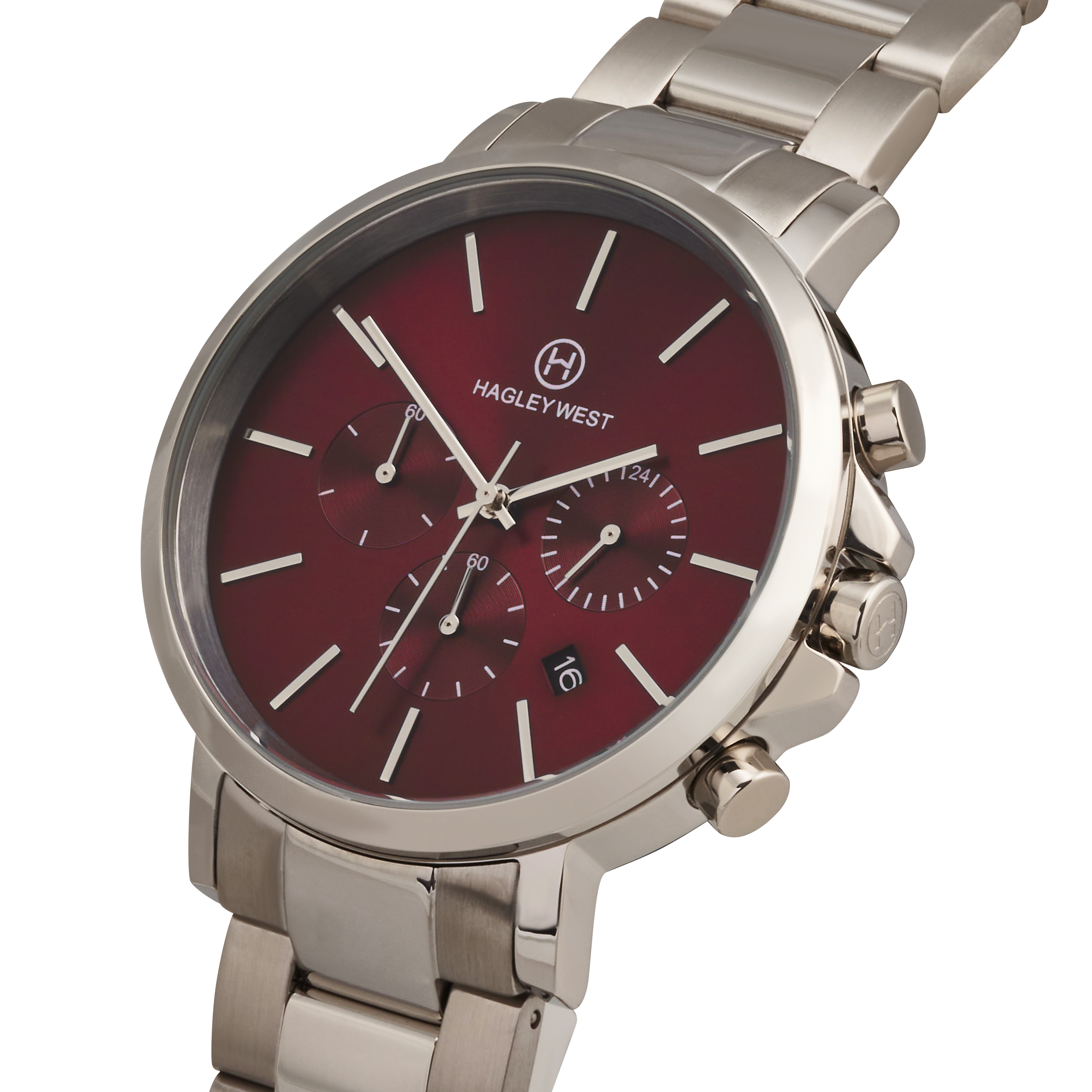 Chrono HWW114 Red Silver Link