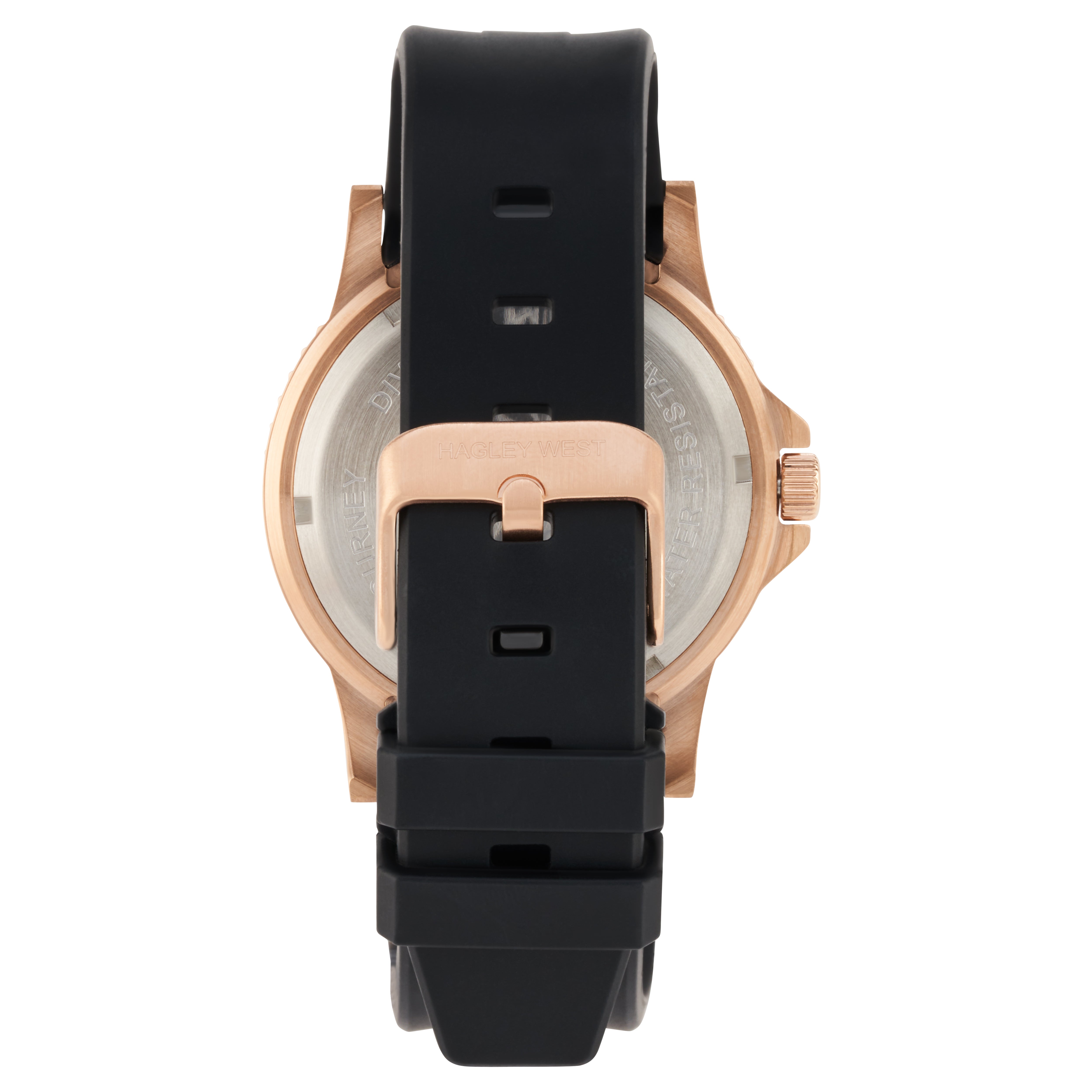 Diver Edgbaston | Black & Gold Watch | Men's Watches – Hagley West