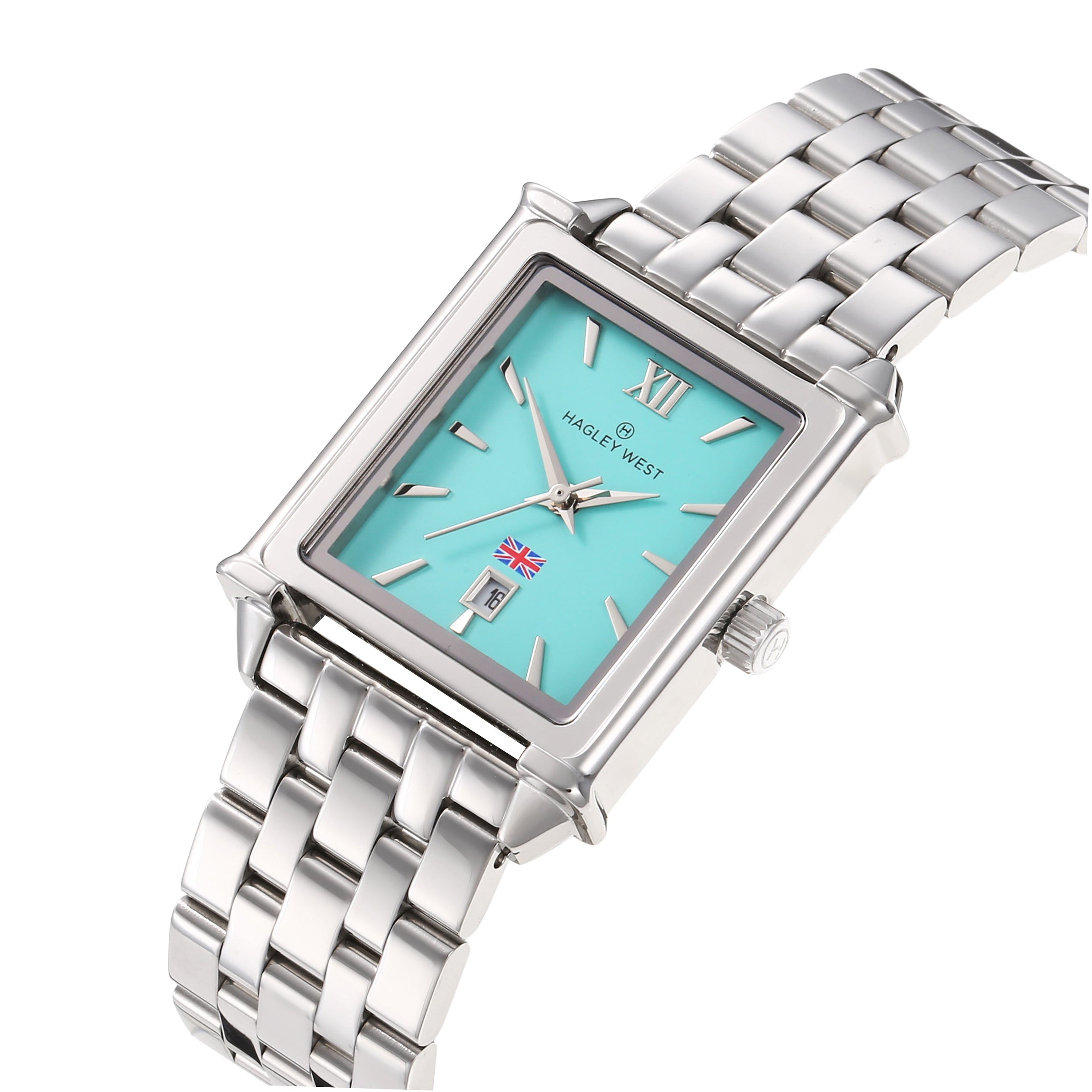 Women's Brit | Silver & Aquamarine Watch | Women's Watches