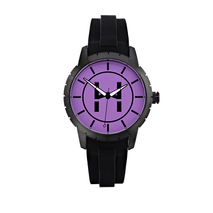 Original Hagley West Watch | Black & Purple Watch for Women