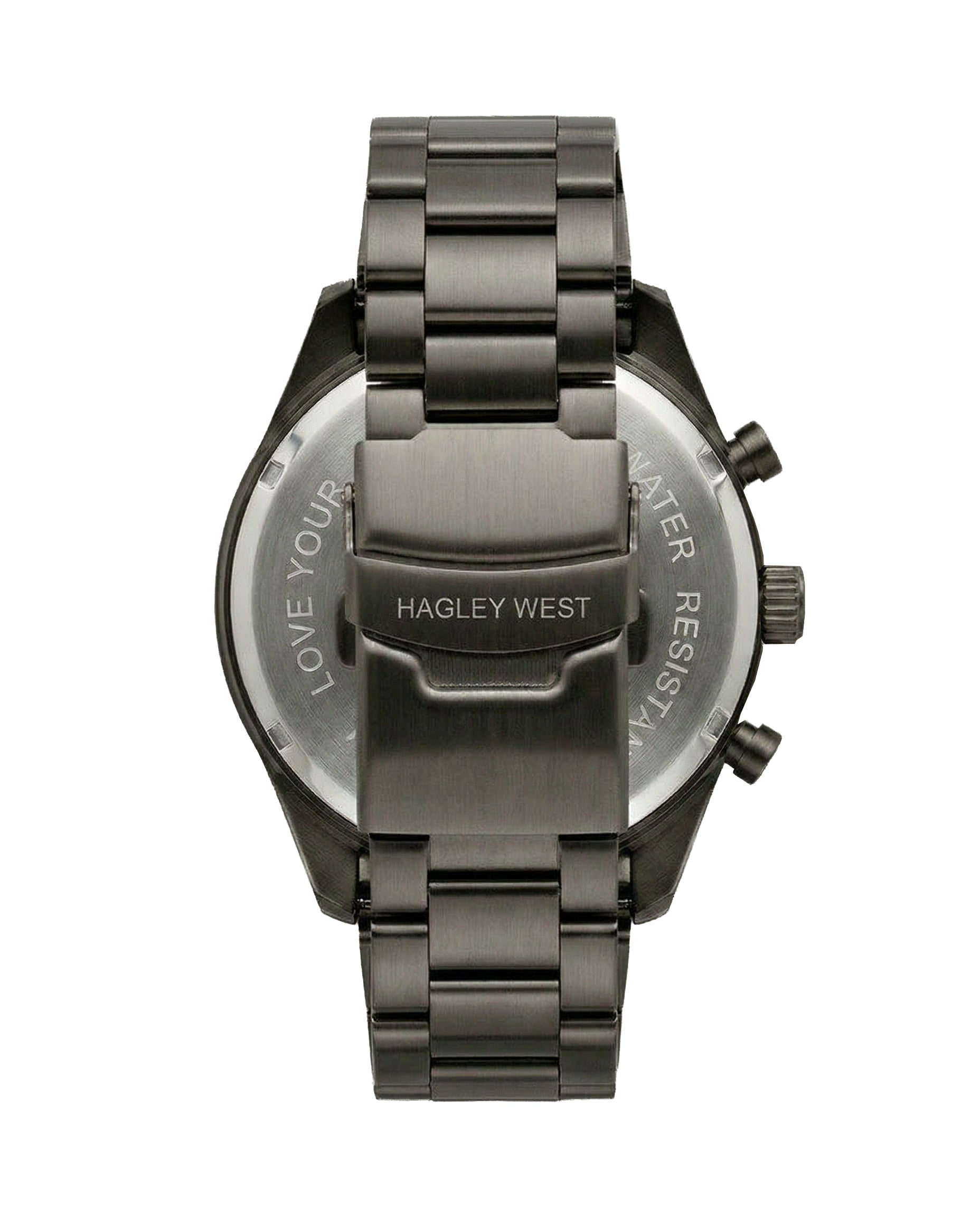 Chrono Pilgrim | Gunmetal Chronograph Watch | Hagley West – Hagley