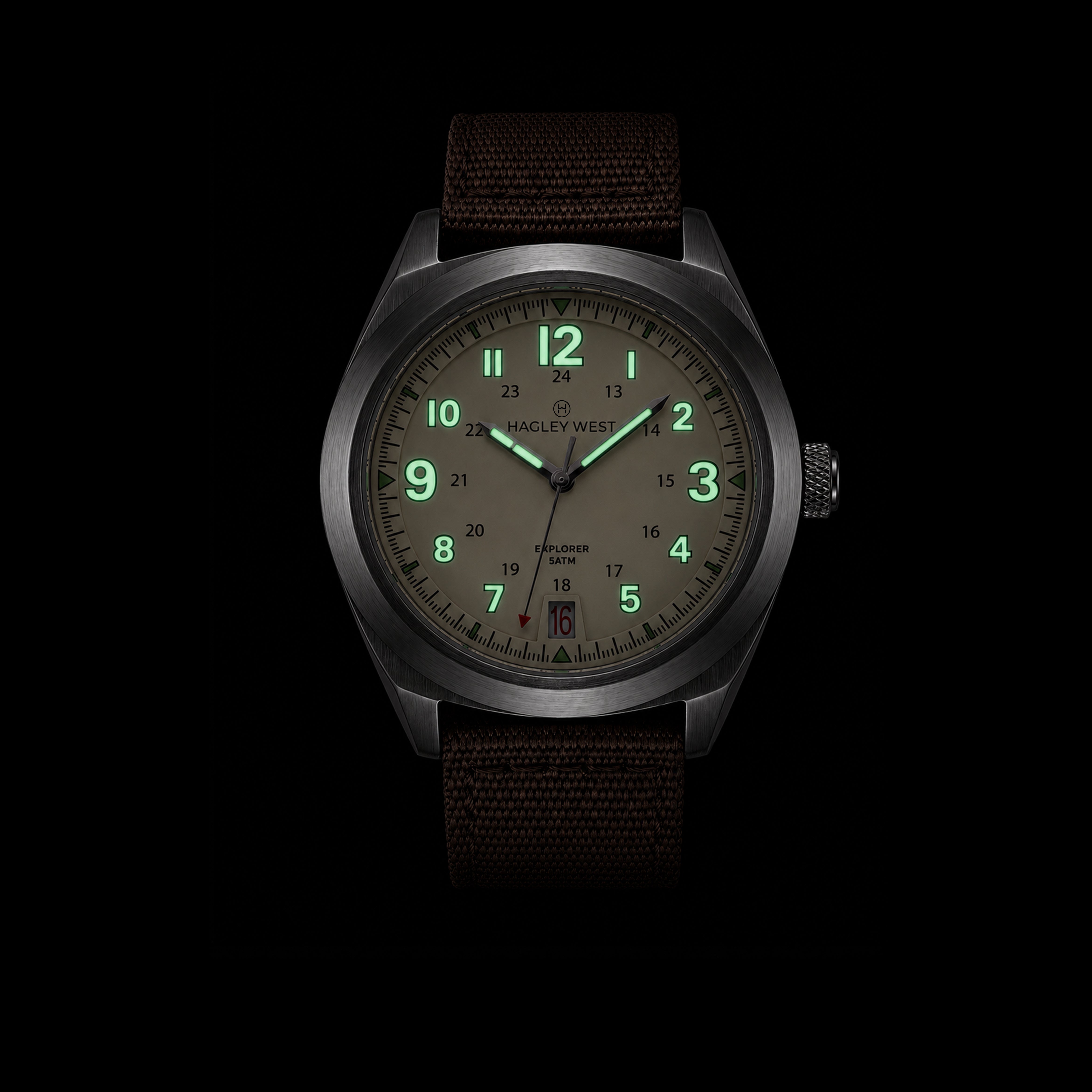 Explorer | Cream Frost Watch | Hagley West – Hagley West Watches